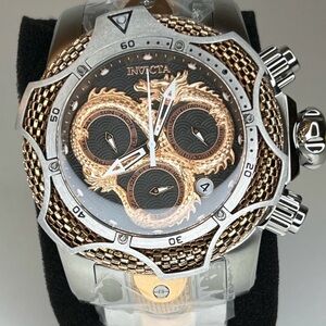 Invicta Reserve Venom Swiss Ronda Z60 FE Caliber Men's Watch 52.5mm, Steel